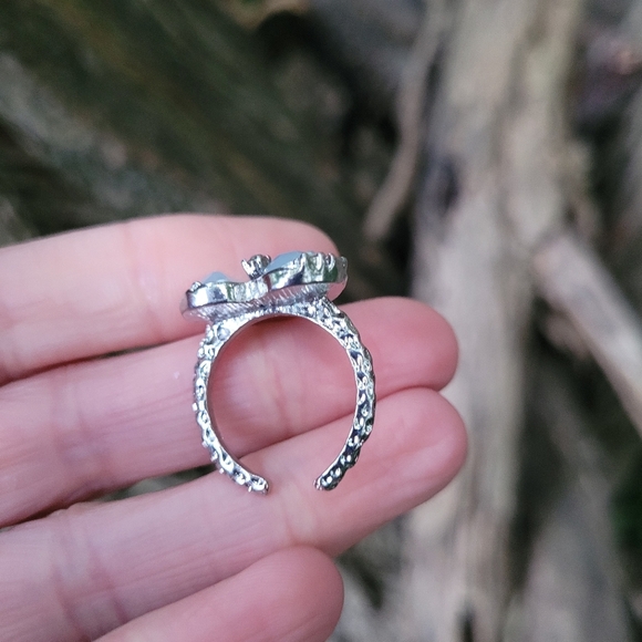 2 for $14! Silver Gem Ring NWOT - Picture 3 of 3
